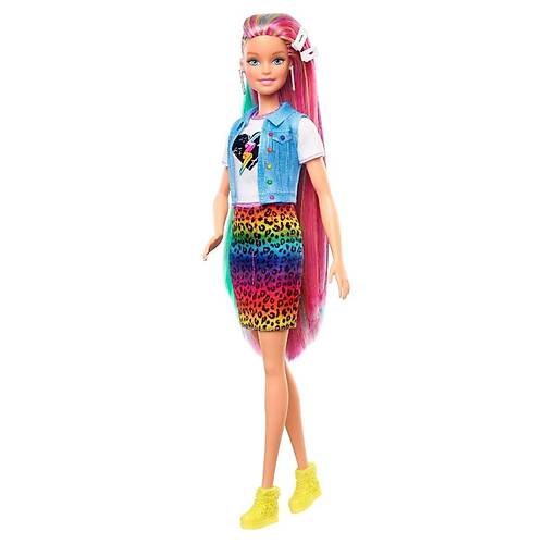 Barbie Leopar Desenli Salar Bebei