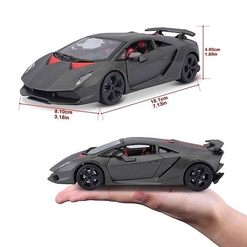 Bburago 1:24 Lamborghini Sesto Elemento Gri