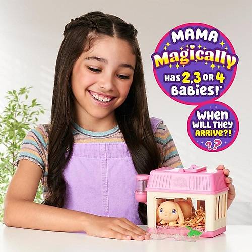 Little Live Pets Anne ve Yavrular Mini Tavan Oyun Seti S2 Lil' Bunny