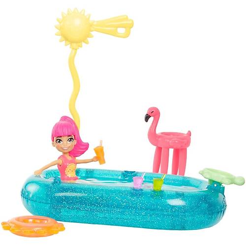 Polly Pocket Aktivite Gn Oyun Seti Plaj Basketbolu Paketi