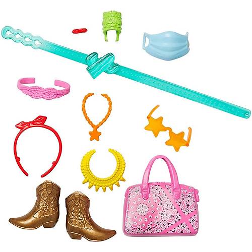 Barbie'nin Moda Aksesuarlar Paketleri Tak Aksesuarlar