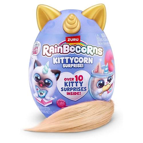 Rainbocorns Kittycorn S3 Srpriz Paket Lilly Pelu Oyuncak, Slime, Spriz Yumurta, 3+ Ya ve zeri 