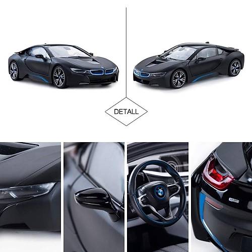 Rastar 1:14 Uzaktan Kumandal Araba Bmw 8 Oto Kap Alan 2.4 Ghz 4.8v Usb arj Ikl Siyah