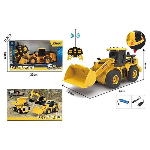 Mx 1:24 Uzaktan Kumandal Buldozer Kepe 0 Mhz Ikl Full Fonksiyon Usb arjl