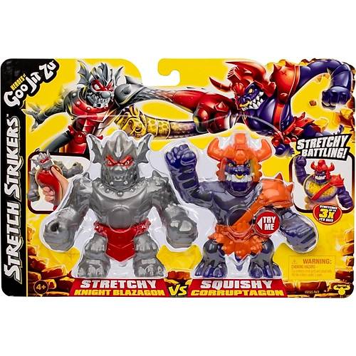 Heroes of Goo Jit Zu Stretch kili Paket Kinght Blazagon Vs Corruptagon Boyutlarnn 3 Katna Kadar 