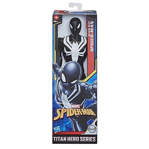 Marvel Spider-Man Web Warriors Titan Hero Serisi 30 Cm Figr Black Suit Spiderman