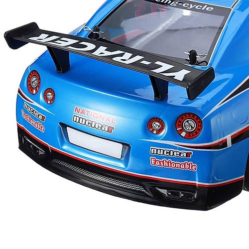 Racer 1:10 Uzaktan Kumandal Araba Drift 2.4 Ghz 20 Km/h Usb arj 43 Cm 8+ Ya YL5 Mavi