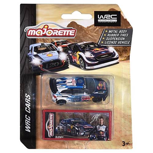 Majorette 1:64 WRC Aralar Serisi 2019 Wolksvagen Polo R S. Ogier
