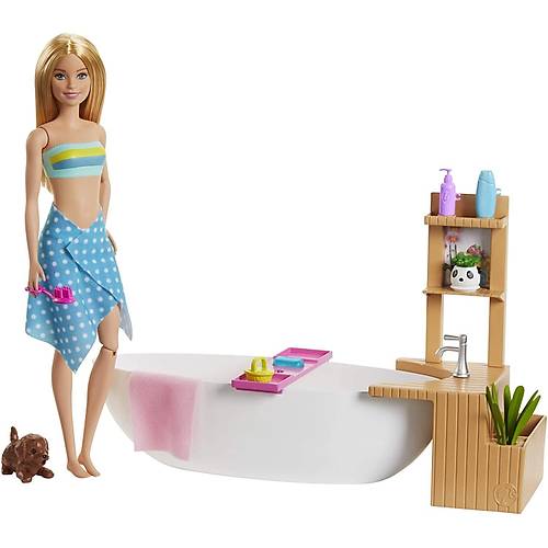 Barbie Wellness Barbie'nin Spa Gn Oyun Seti