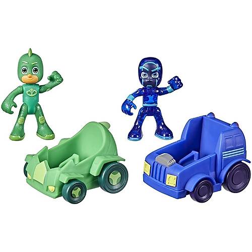 Pijamaskeliler Kahramanlar Ktlere Kar kili Yar Seti Gekko ve Night Ninja