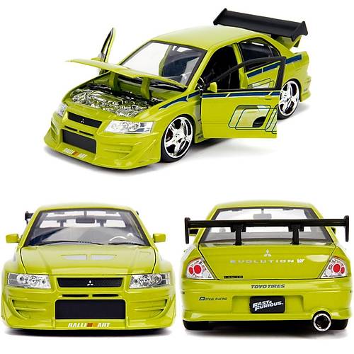 Jada 1:24 Fast & Furious Brian's Mitsubishi Lancer Evolution VII