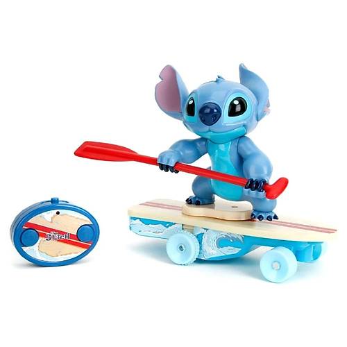 Jada Rc Surfer Stitch Uzakntan Kumandal Ara 2.4 Ghz 25 cm | Disney Lisansl Dnl, Wheelie Fonksiyonlu Oyuncak Ara