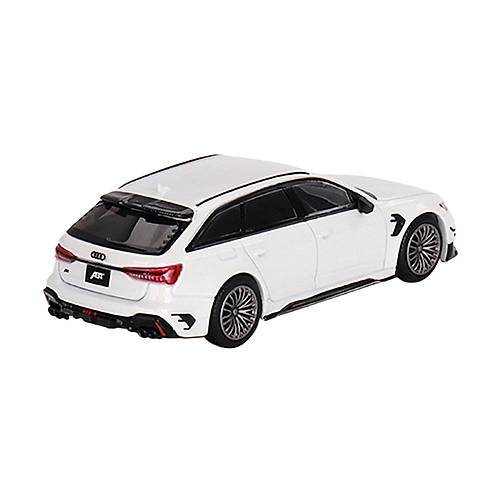 Mini GT 1:64 ABT Audi RS6-R Glacier White Metallic
