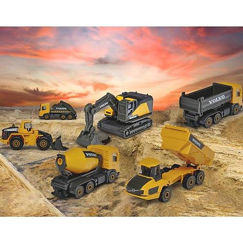 Majorette Volvo Construction Series Hauler A60H