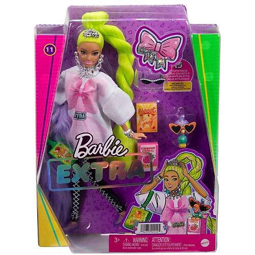 Barbie Extra Bebek ve Aksesuarlar Neon Sal Bebek