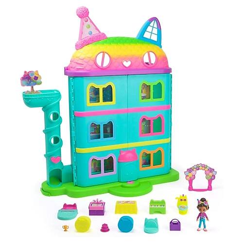 Gabby?s Dollhouse Festival Evi Elenceli Mzikli Oyun Seti 63 cm