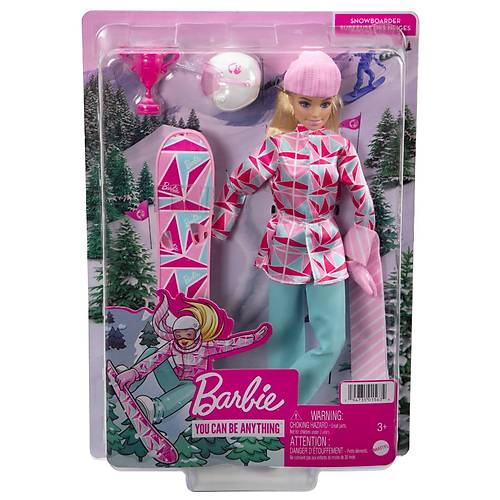 Barbie Snowboard Sporcusu Bebek