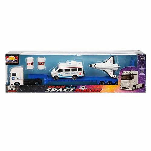Sunman 1:64 Aerospace Transporter Tr Uzay Seti Uzay Arac | 3 Ya ve zeri ocuklar in Uzay Maceras