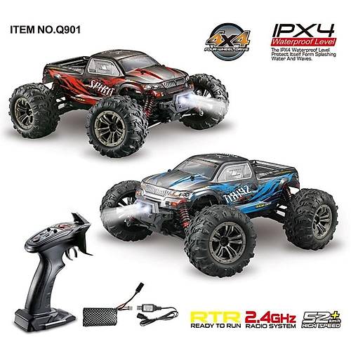 Xinlehong 1:16 Brushless RC Araba | 52km/s 4WD Krmz Kumandal Yksek Hzl Araba