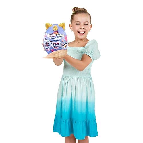 Rainbocorns Kittycorn S3 Srpriz Paket Lilly Pelu Oyuncak, Slime, Spriz Yumurta, 3+ Ya ve zeri 