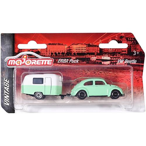 Majorette Vintage Trailer Aralar Volkswagen Beetle