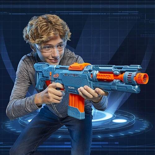 Nerf Elite 2.0 Echo CS-10 E9533 | 10 Dart arjrl Oyuncak Tfek, Uzun Namlulu ve Modler
