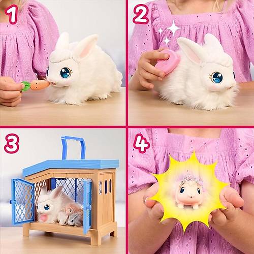 Little Live Pets Anne ve Yavrular Mama Surprise Oyun Seti Bunnies Lapines