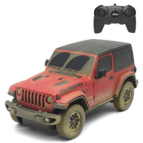 Rastar 1:24 Uzaktan Kumandal Araba Jeep Wrangler Rubcon Muddy 2.4 Ghz