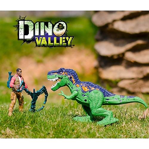 Dino Valley Dino Danger Oyun Seti Trex | Aksiyonlu Dinozor Macera Seti