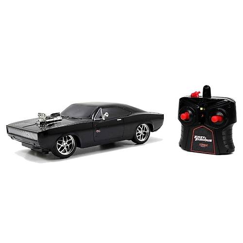 Jada 1:16 Rc Fast & Furious Dom's Dodge Charger R/T 2.4 Ghz Usb arj 29 Cm