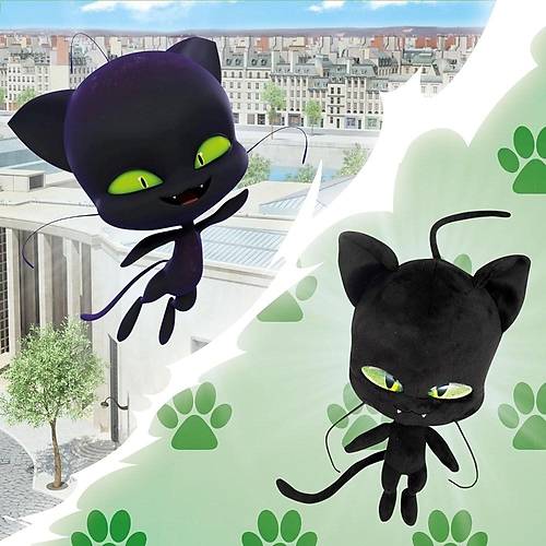 Miraculous Uur Bcei Kwami 24 Cm Pelu Plagg