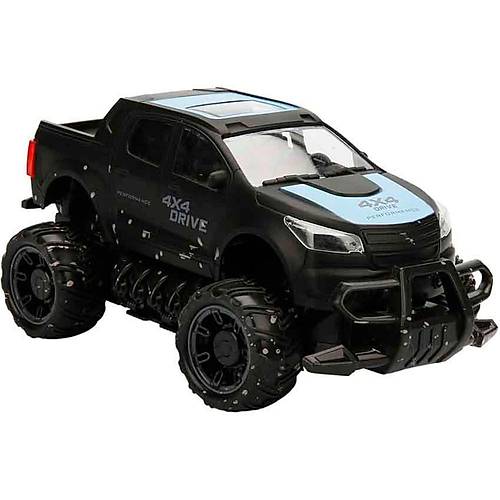Crazon 1:18 Uzaktan Kumandal 4x4 Crazy Off-Road Araba 2.4 Ghz Usbj arj Siyah Mavi
