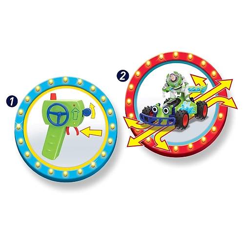 Dickie 1:24 Rc Toy Story Buggy With Buzz 2.4 GHz 20 Cm Turbo Fonksiyonlu