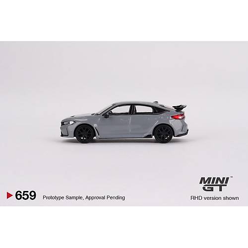 Mini GT 1:64 Scale Honda Civic Type R Sonic Gray Pearl 2023