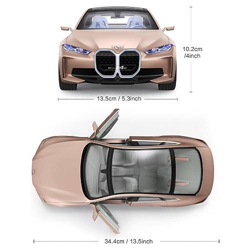 1:14 Uzaktan Kumandal Araba Bmw 4 Concept 2.4 Ghz Platin Gold