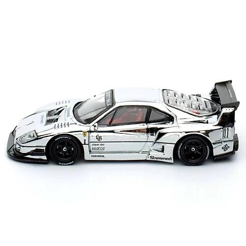 Inno 1:64 LBWK F40 Chrome Silver