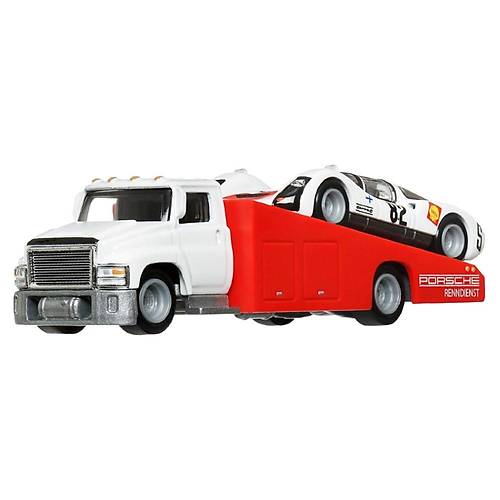 Hot Wheels Premium Car Culture Team Transport FLF56-HRV47 '66 Porsche 906 Carrera 6 & Carry On