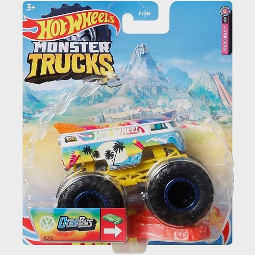 Hot Wheels Monster Trucks Arabalar 1:64 Dragbus