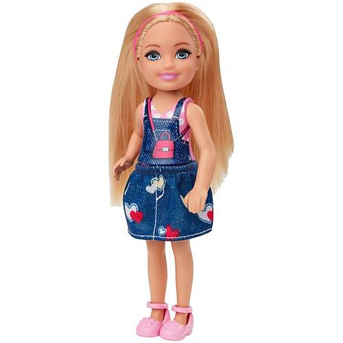 Barbie Chelsea Bebek Serisi Kot Etekli Sarn Bebek