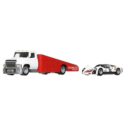 Hot Wheels Premium Car Culture Team Transport FLF56-HRV47 '66 Porsche 906 Carrera 6 & Carry On