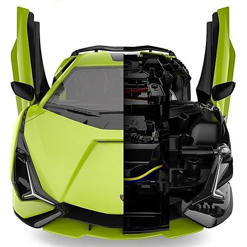 Rastar 1:18 Uzaktan Kumandal Araba Lamborghini Sian Building Kit 2.4 Ghz