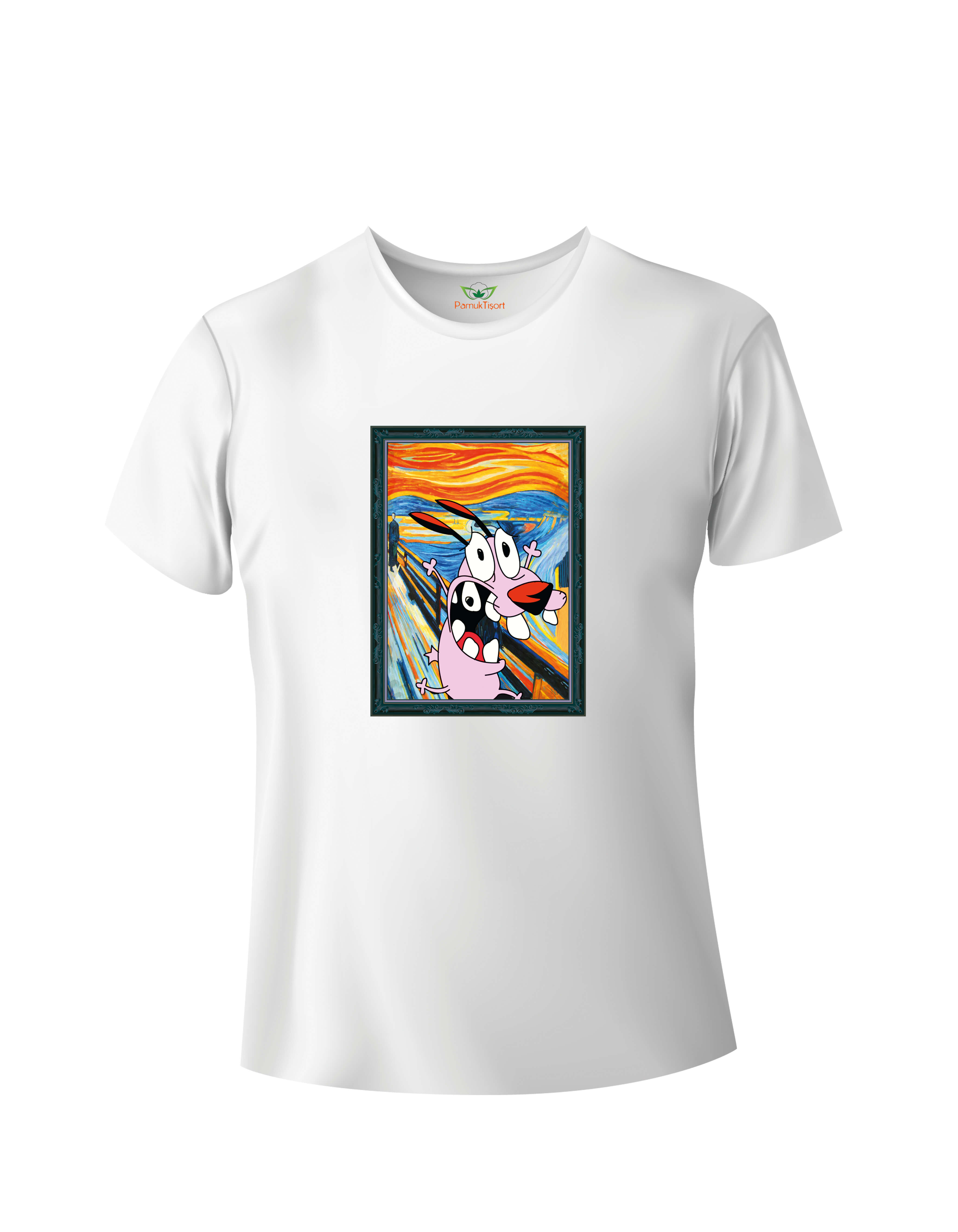 Cesur Korkak köpek Baskılı Regular Bisiklet Yaka Tshirt 89,99 TL