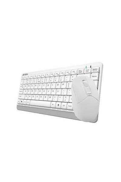 A4-Tech FG1112 Beyaz Q Mini Kablosuz Klavye-Mouse