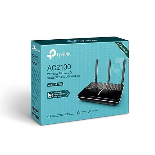 Tp-Link Archer VR2100 AC2100 Wi-Fi VDSL/ADSL Modem Router