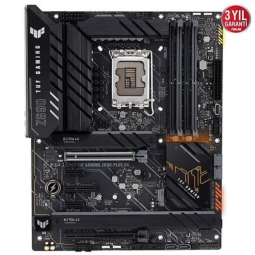 Asus Tuf Gaming Z690-Plus D4 Intel Z690 Soket 1700 Ddr4 Atx Gaming Anakart
