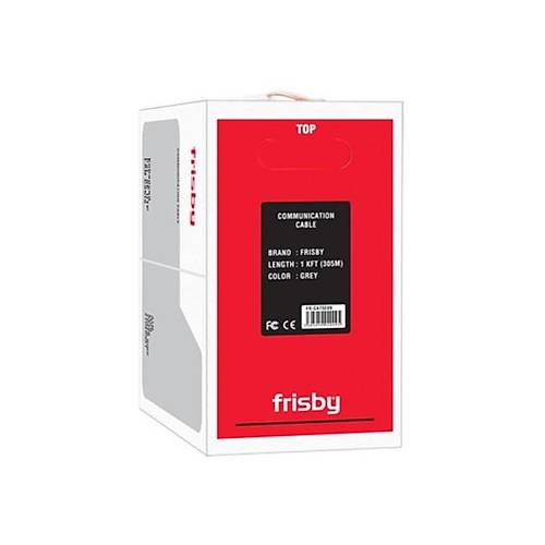 Frisby FR-CAT5E09 24 Awg CAT5e 305 MT Gri Network Kablo