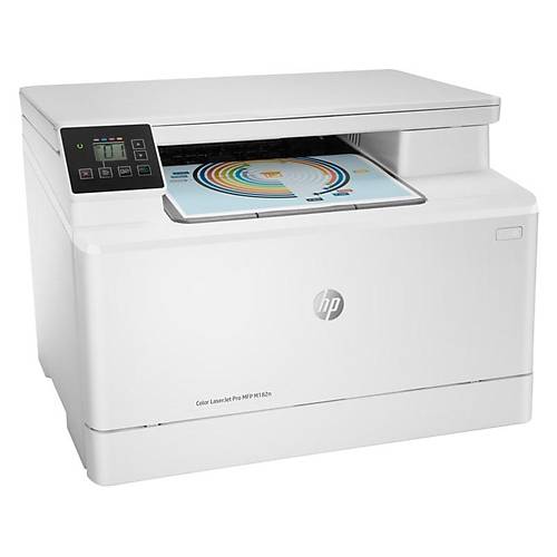 Hp LaserJet Pro Color M182N 7KW54A Tarayc + Fotokopi Renkli ok Fonksiyonlu Yazc