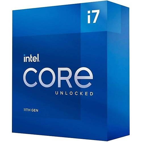 Intel Roket Lake i7-11700K 3.6GHz 16MB 1200Pin (Fansz) Kutulu lemci