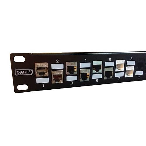 Digitus  DN-91412 Bo Patch Panel 24 Port, Zrhl/Zrhsz, 1U