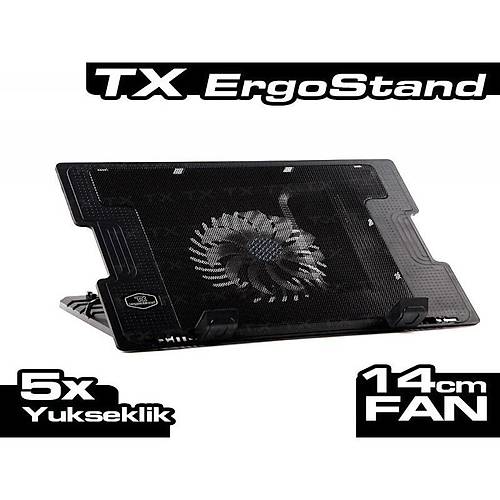 TX ErgoStand TXACNBERGST 14cm Led Fanl 2XUSB 9-17